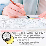 Tritart 100% Vegan Paint Brush Cleaner Soap for Makeup, Watercolor & Acrylic Paint Brushes - Lemon Scented Paint Soap for Cleaning Oil Paint Brushes Tritart