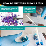 𝗗𝗥 𝗖𝗥𝗔𝗙𝗧𝗬® 𝗠𝗶𝗰𝗮 𝗣𝗼𝘄𝗱𝗲𝗿 for Epoxy Resin, Pigment Powder - Resin Mica Powder for Candle Making, Resin Powder – Epoxy Pigment Powder for Epoxy Resin, DR. CRAFTY