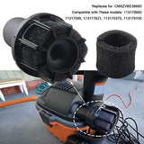Muffler Diffuser Wet/Dry Vac Attachment (2-1/2 inch) CMXZVBE38660 Compatible with Craftsman Shop Vacuums Diffuser with Replacement Sponge XINKE