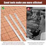 12X16 in Macrame Board for Braiding & Cording: Macramé Project Board for Braiding Bracelet Creating Macrame and Knotting Creations (12X16IN) MicoSim