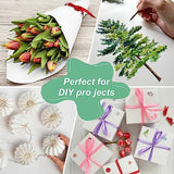 Phinus Craft Paper Roll 15''×374'', Industrial-Grade Kraft Paper Roll, White Easel Paper Roll for Kids for Moving, Gift Wrapping, Wall Art, Table Phinus