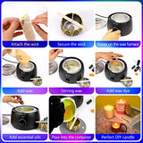 SAEUYVB Candle Making Kit with Hot Plate Full Set - for Adult - DIY Starter Soy Candle Making Supplies - Perfect as Home Decorations SAEUYVB