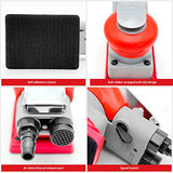 DATOUBOSS Pneumatic Palm Sander Square Air Random Orbital Sander for Car Waxing，Auto Body Work, Wood working Car Polisher Sets with Sanding Pad and DATOUBOSS