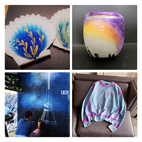 Airbrush Paint, Henyiewl 28 Colors Airbrush Paint Set (30 ml/1 oz), Opaque & Water-based Acrylic Air Brush Paint Kit Includes Metallic and Neon Henyiewl