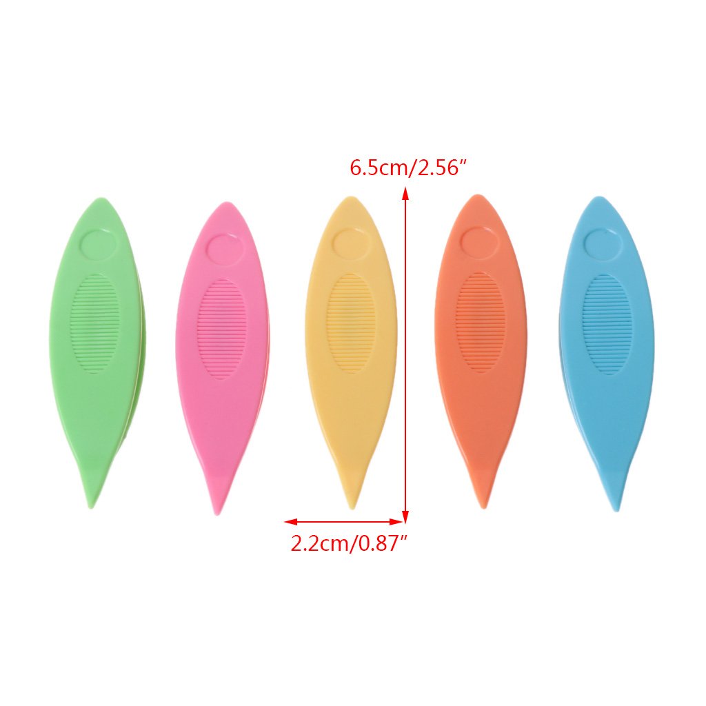 Ankexin 5Pcs Hand Lacemaking Craft Tool Plastic Tatting Shuttle Lace Making Kits Set Ankexin