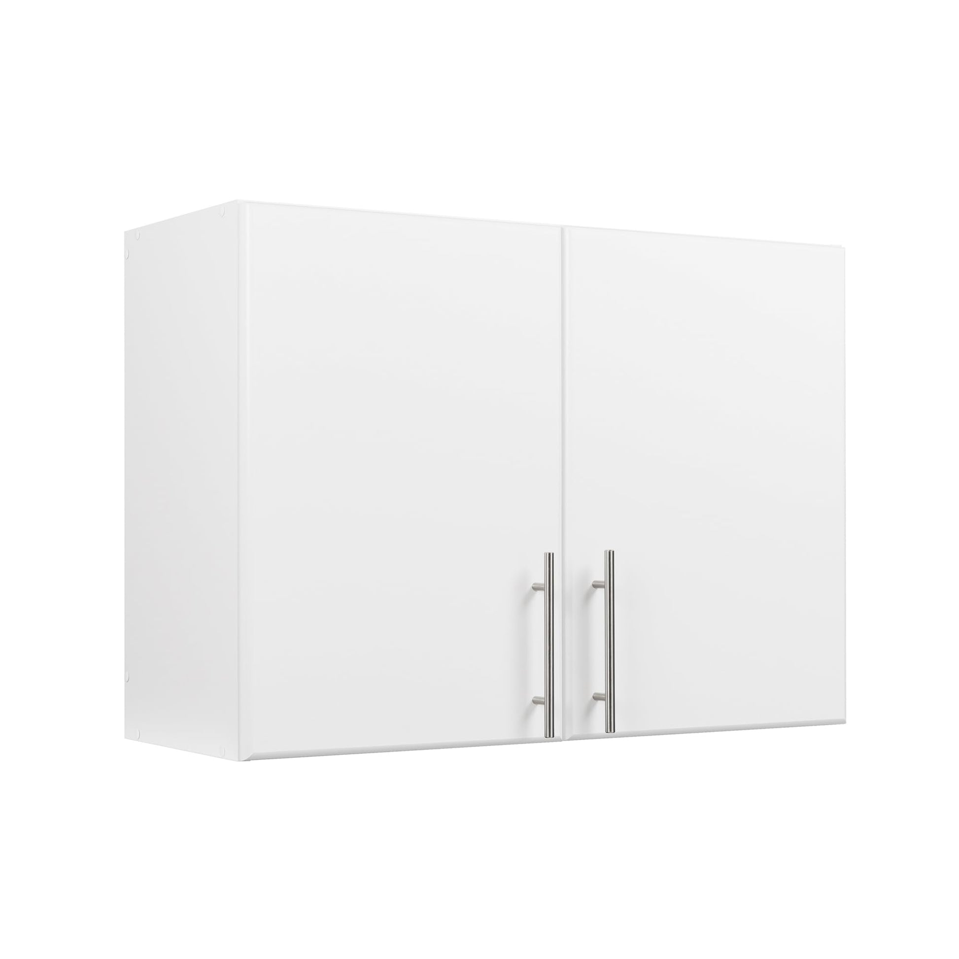 Prepac Elite Wall Cabinet with Storage Shelf - Multifunctional Garage, Kitchen, and Bathroom Cabinet in White - WoodArtSupply