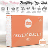 Card Making Kits For Adults And Kids- 24 Blank Greeting Cards And Envelopes With Supplies And Stamp Set- Giftable DIY Greeting Card Set- Happy Aunt Kaylee's