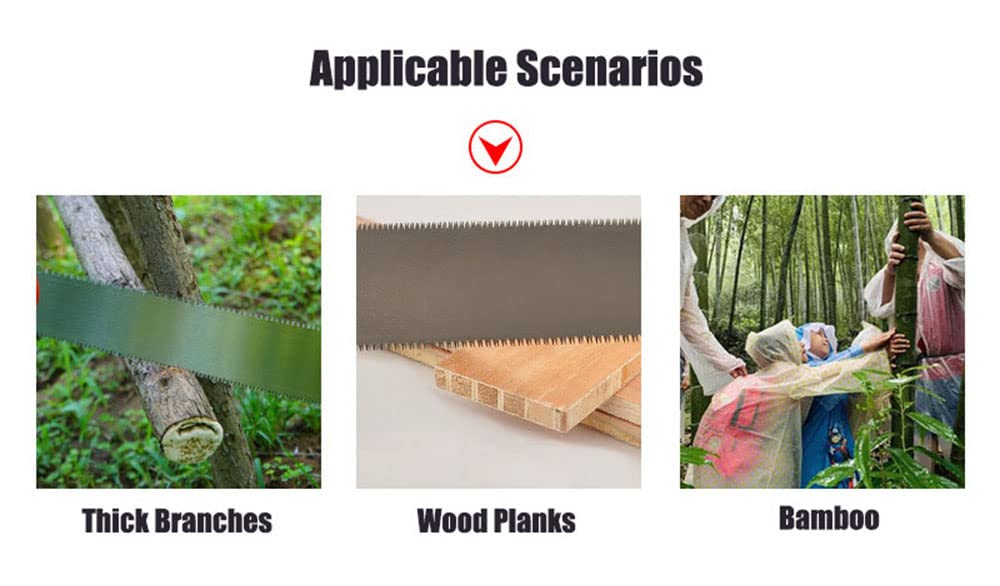 Double Edged Hand Saw, 32cm/12.5” Japanese Ryoba Pull Saw Flexible Flush Cut Saw for Fine and Coarse Cutting Woodworking (Red) LSLANSOON