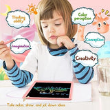 LCD Writing Tablet Doodle Board,10.5 inch Colorful Electronic Drawing Pads,Travel Gifts for Kids Ages 3 4 5 6 7 8 Year Old Girls Boys (Pink) BUKEBU