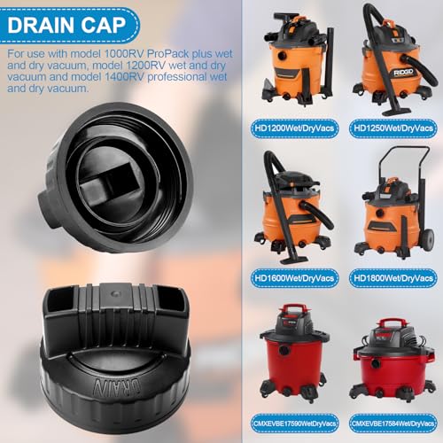 47922 Drain Cap for Shop Vac Vacuums, Wet Dry Vacs Replacement Drain Cap/Plug, Upgraded Shop Vac Replacement Parts & Accessories Ophjerg