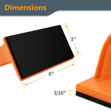 POWERTEC 71032 Safety Push Block Set for Woodworking, Table Saws, Jointers and Router Tables, Orange Color, 2-Pack POWERTEC