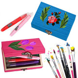 yarlung 8 Pack Unfinished Wooden Boxes for Crafts, 6x4x2 Inch Small Keepsakes Box Jewelry Storage Unpainted DIY Gifts Box for Treasure Chest, Art yarlung