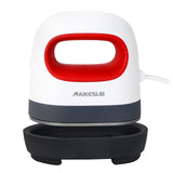MAIKESUB Mini Heat Press Machine Easy to Use for T Shirts Shoes Hats Small HTV Iron on Vinyl Projects Portable Heating Transfer Iron Red MAIKESUB