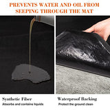 Extra Large 6.6 x 16.4ft Garage Floor Mat- Absorbent/Waterproof Oil Maintenance Mat to Protect Garage Floor Surface- Reusable Oil Spill Mat for Under MADHOLLY