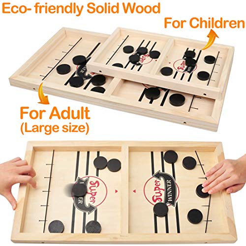 Fast Sling Puck Game,Sling Puck Game, Sling Board Games Toy,Paced Winner Board Games Toys for Kids & Adults SIMPLENICE