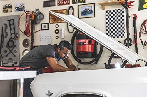 CRAFTSMAN CMXEVBE17925 5 Gallon 5.0 Peak HP Wet/Dry Wall Vac, Wall-Mounted Shop Vacuum with Attachments Craftsman