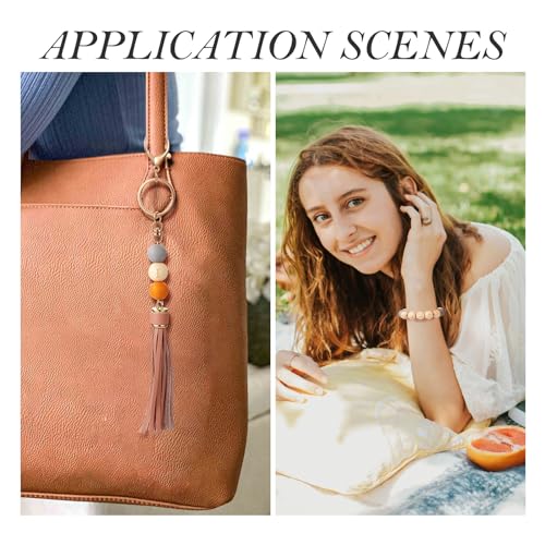 Craftdady 100Pcs 14-16mm Large Hole Wood Beads Round Letter Beads Vowel A E I O U Wooden European Beads Alphabet Beads for DIY Garland Macrame Craftdady