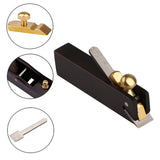 Mini Wood Planer, 3 inch Wood Hand Planer Ebony Woodworking Plane for Planing Surface Smoothing Flat Bottom Trimming Wood Perfect for Carpenter DIY zjchao