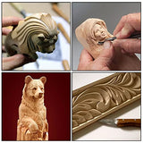 ZOENHOU 6 PCS 12 x 2 x 2 Inches Basswood for Carving, Premium Unfinished Basswood Carving Whittling Blocks, Balsa Wood Blocks for Whittling Carving ZOENHOU