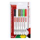 Holiday Medium Line 6 Color Paint Pen Set by Craft Smart® Craft Smart