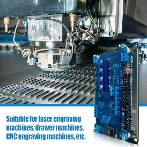 3 Axis GRBL V1.1f 32-Bit Controller, Dual Y-axis USB Drive Board for Stepper Motor Drive Control-Board Stepper Motor Support Offline for Woodworking HSOKEW