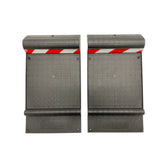 Croc Liner Garage Indoor/Outdoor Parking Guide Mat, Heavy Duty Wheel Stoppers, for Trucks & Vehicles, Anti-Skid Grips, Reflective Stripes (Set of 2) Croc Liner