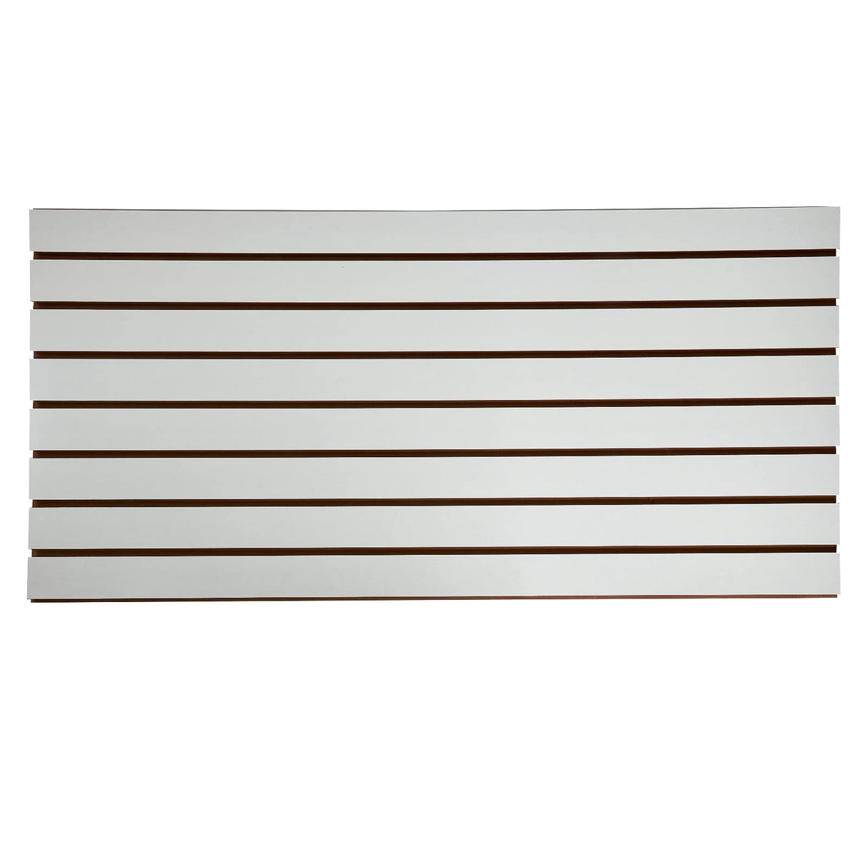 SSWBasics 4ft x 2ft Horizontal White Slatwall Panels Easy Organizer (24"H x 48"L) - Pack of 2 - Streamline Your Space with Effortless Retail SSWBasics