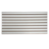 SSWBasics 4ft x 2ft Horizontal White Slatwall Panels Easy Organizer (24"H x 48"L) - Pack of 2 - Streamline Your Space with Effortless Retail SSWBasics