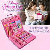 Disney Princess Art Set, Arts and Crafts for Kids 60 Pieces Colouring Sets for Girls Creative Drawing and Painting Sets for Children Art Supplies Disney