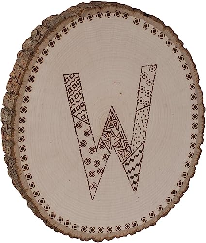 Walnut Hollow Basswood Country Round, Thick for Woodburning, Home Décor and Rustic Weddings Walnut Hollow