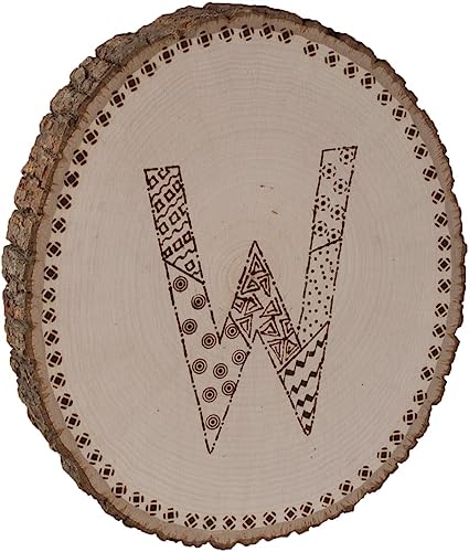 Walnut Hollow Basswood Country Round, Thick for Woodburning, Home Décor and Rustic Weddings - WoodArtSupply