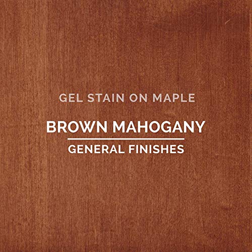 General Finishes Oil Base Gel Stain, 1 Pint, Brown Mahogany General Finishes