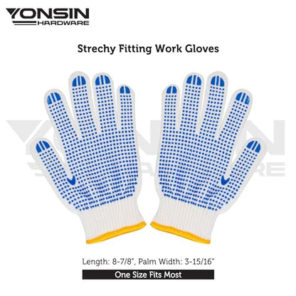 YONSIN 2 Pcs Winding Rods for Torsion Springs, 7/16"(D) x16-11/16"(L), Steel in Zinc, Winding Bars for Replacing or Adjusting Garage Door Torsion - WoodArtSupply