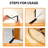 Saker Multi-function Scribing Tool- Construction Pencil- Aluminum Alloy Scribe Tool with Deep Hole Pencil,DIY Woodworking Scribe Gauge Scriber Line Saker