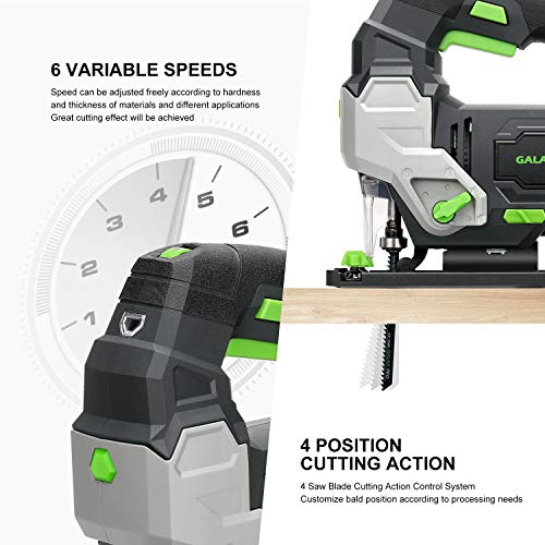 Jigsaw GALAX PRO 6.5 Amp 3000 SPM Jig Saw - WoodArtSupply