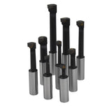 LiGuVCY 1/2 Inch Boring Bar Lathe Tool Carbide Tip for Boring Machine Lathe or Milling Machine 9 Piece LiGuVCY