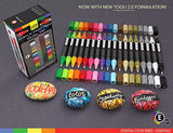 Acrylic Markers, Paint Pens Assorted Vibrant Markers for Rock Painting, Canvas, Glass, Mugs, Wood, Ceramic, Fabric, Metal, Scrapbooking. Non Toxic, TOOLI-ART