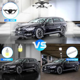 2 Pack LED Garage Lights 180W Deformable 18000LM Close to Ceiling Light Fixtures E26 E27 Screw-in Six Leaf Glow Lighting, Ultra Bright LED Shop Light Luyata