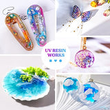 LET'S RESIN UV Resin, Upgraded 500g Crystal Clear UV Resin Hard, Low Odor Ultraviolet Epoxy Resin, UV Light Cure Solar Sunlight Activated Glue for LET'S RESIN