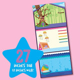 Craft-tastic — Enchanted Sticker Playhouse – Wall-Sized Sticker Fun – Repositionable Stickers — for Ages 3+ Craft-tastic