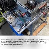 RM870 RM871 RM872 Motor Armature Bearing Set for Sears Craftsman 137.XXXXXX Series Motorized Motor Rebuild Kit 10" Table Saws IGIUA