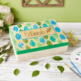 Bright Creations Unfinished Wooden Jewelry and DIY Crafts Storage Box (9 x 12 x 3.3 In) Bright Creations