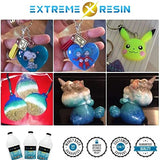 EXTREME RESIN Superior Clear Epoxy Resin Commercial Grade for General Use No VOC Self Leveling Non-Flammable 1 Gallon Kit 1:1 Extreme Resin
