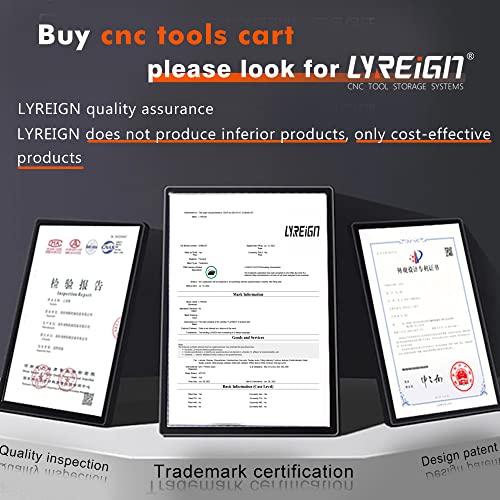 LYREIGN CNC Tool Holder Professional CNC Tool disassembly Workbench,CNC Tool Rack, Remove The CNC Tool Holder Tool Rack CAT40 LYREIGN