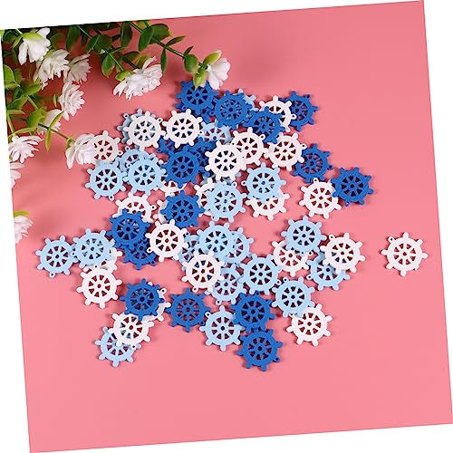 KALLORY 60 Pcs Unfinished Wood Cutout Shapes Home Accessories Home Ornament Beach Nautical Theme Decor Unfinished Wooden Slices Wooden Heart Woodsy KALLORY