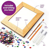 DIY Mosaic Picture Frame Kit for Kids - Arts and Craft Kits for Girls & Boys - Crafts for 6-14 Year Old - Photo Birthday Gifts for Ages 6, 7, 8, 9, Dan&Darci