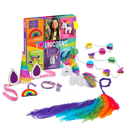 Craft-tastic — DIY Arts & Craft — I Love Unicorns Kit — 6 Amazing Unicorn-Inspired Projects! — For Ages 7+ - WoodArtSupply