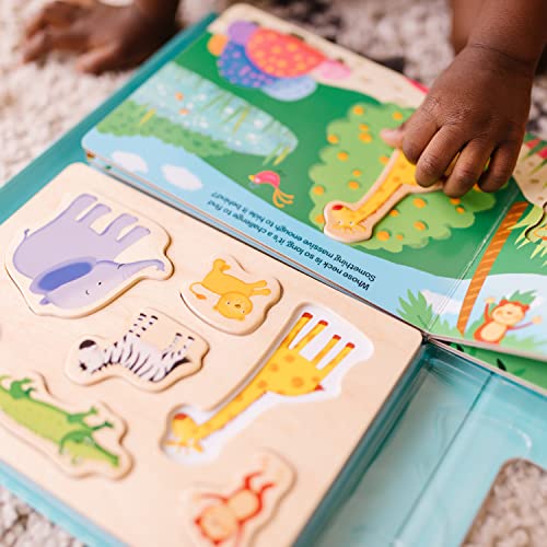 Melissa & Doug Book & Puzzle Play Set: in The Jungle Melissa & Doug
