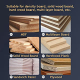 Spiral Router Bits Up Down Compression Bit with DLC Coating, 1/4 inch Cutting Diameter, 1" Cutting Length,1/4 inch Shank Solid Carbide CNC End Mill HOZLY