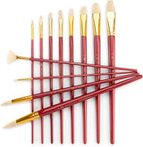 Royal Brush Manufacturing Royal and Langnickel Zip N' Close 12-Piece Brush Set, Firm White Bristle Royal Brush Manufacturing Company